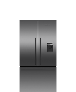 Freestanding French Door Refrigerator Freezer, 90cm, 569L, Ice & Water