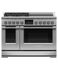 Dual Fuel Range, 48", 4 Burners, 4 Induction Zones, Self-cleaning gallery image 1.0