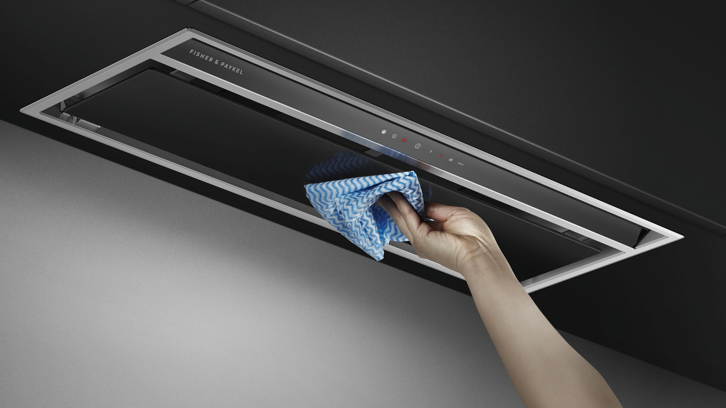 Integrated rangehood 90cm top