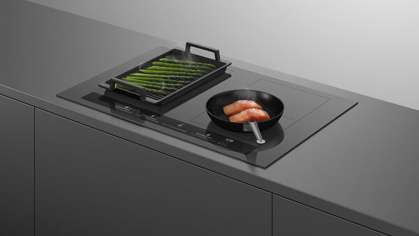 Large, flexible cooking area