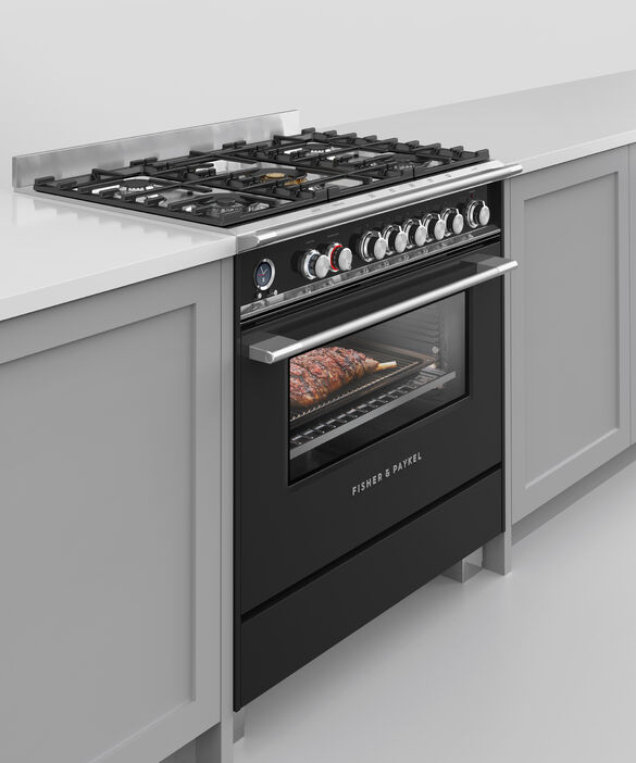 Freestanding Range Cooker, Dual Fuel, 90cm, 5 Burners, Self-cleaning |  Fisher u0026 Paykel United Kingdom
