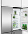 Freestanding Quad Door Refrigerator Freezer, 36", 18.9 cu ft, Ice & Water gallery image 6.0