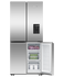 Freestanding Quad Door Refrigerator Freezer, 79cm, 498L, Ice & Water gallery image 3.0