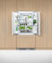 Réfrigérateur congélateur à porte française intégré, 36 po, Glace, galerie de photos 5,0