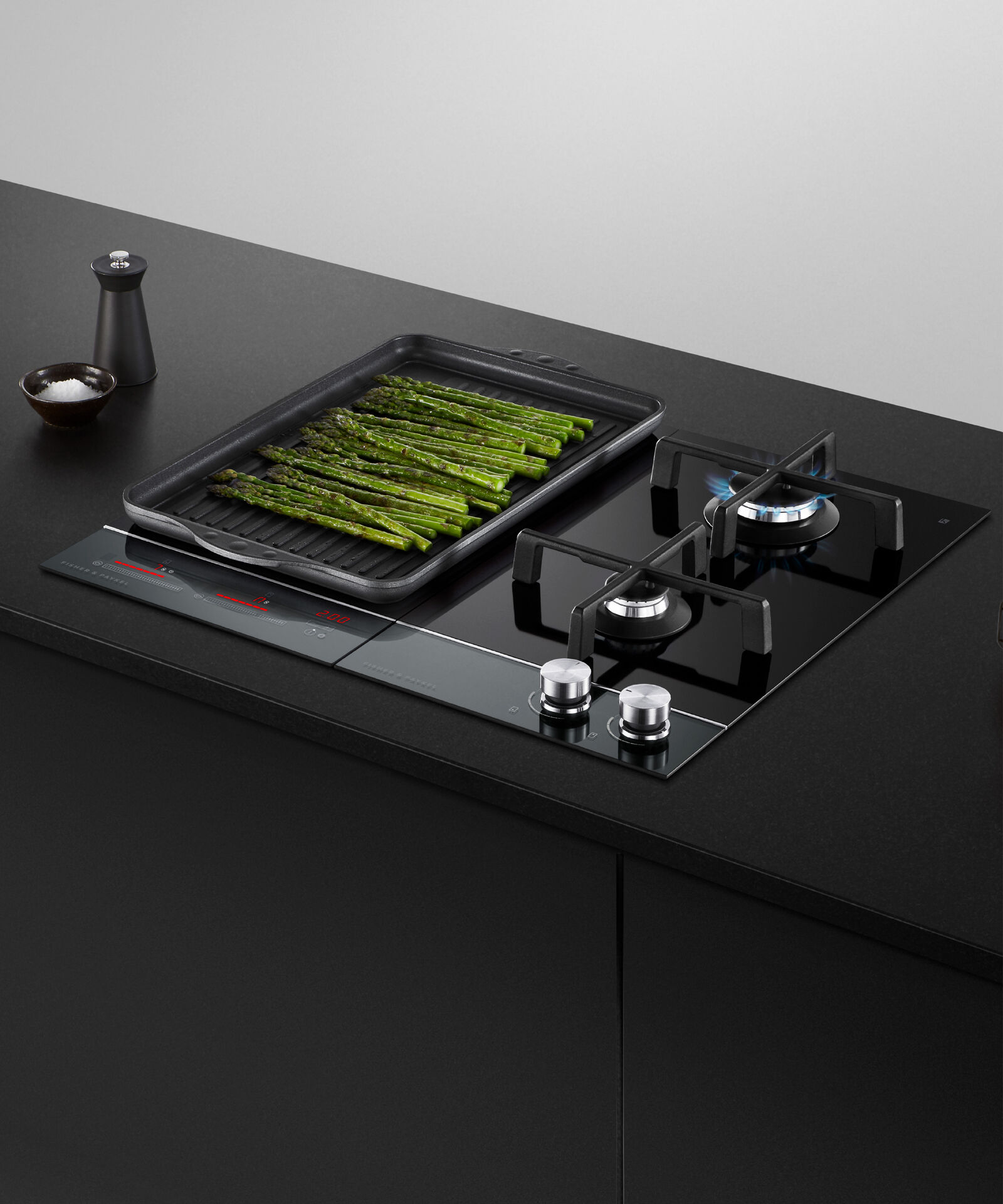 30 glass gas cooktop