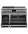 Dual Fuel Range, 48", 4 Burners, 4 Induction Zones, Self-cleaning gallery image 2.0