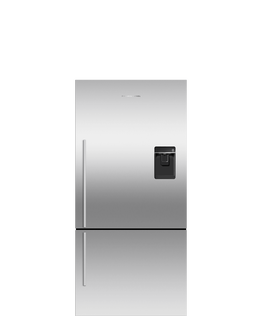 Freestanding Refrigerator Freezer, 79cm, 494L, Ice & Water