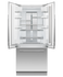 Réfrigérateur congélateur à porte française intégré, 32 po, Glace, galerie de photos 5,0