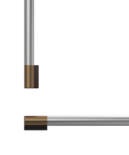 Système de poignée ronde, au même niveau, de style professionnel, pour réfrigérateur ou congélateur, à colonne intégrée, haute résolution