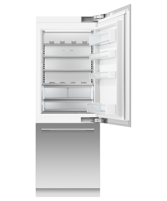 Integrated Refrigerator Freezer, 24, Ice & Water