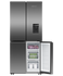 Freestanding Quad Door Refrigerator Freezer, 79cm, 498L, Ice & Water gallery image 3.0