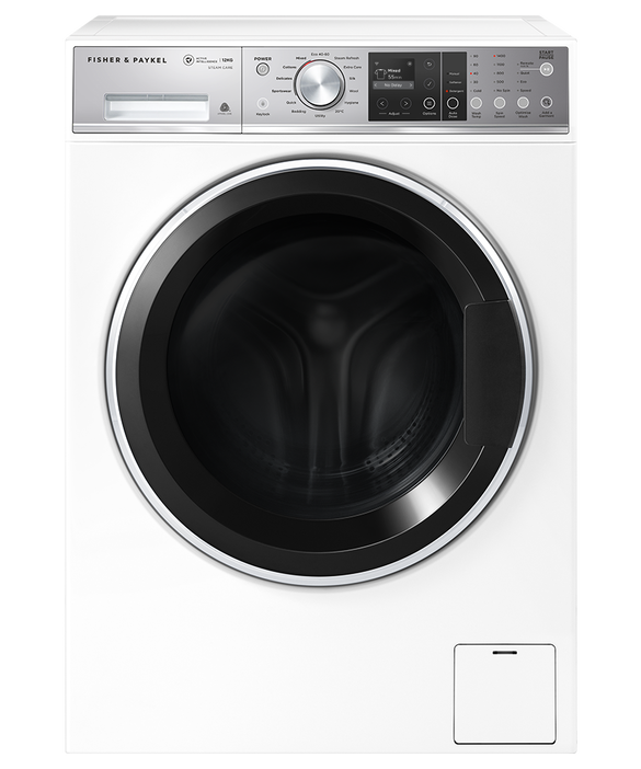 Front Loader Washing Machine, 12kg, ActiveIntelligence™, Steam Care, pdp
