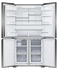 Freestanding Quad Door Refrigerator Freezer, 90.5cm, 538L, Ice & Water gallery image 2.0