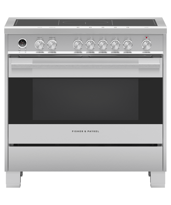 Induction Range, 36, 5 Zones with SmartZone, Self-cleaning
