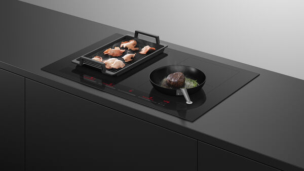 Large, flexible cooking area