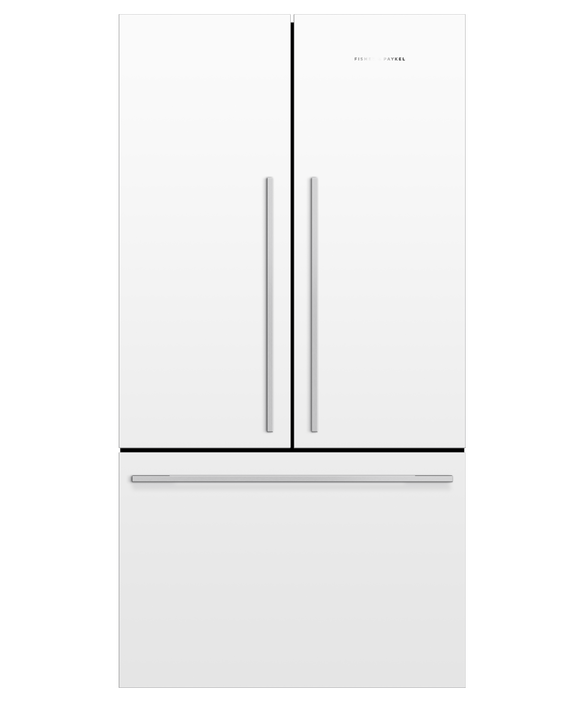 Freestanding French Door Refrigerator Freezer, 90cm, 569L, pdp