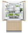 Réfrigérateur congélateur à porte française intégré, 36 po, Glace, galerie de photos 2,0