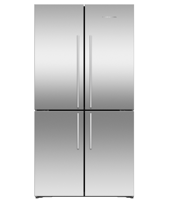 Freestanding Quad Door Refrigerator Freezer , 90.5cm, 538L, pdp