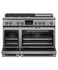 Cuisinière à gaz double, 48 po, 5 Brûleurs avec plaque chauffante, Autonettoyant, GPL, galerie de photos 2,0