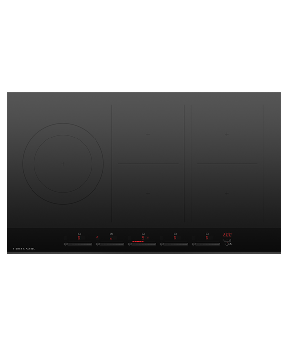 Induction Cooktop, 90cm, 5 Zones with SmartZone, pdp