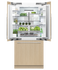 Réfrigérateur congélateur à porte française intégré, 36 po, Glace, galerie de photos 2,0