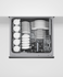 Single DishDrawer™ Dishwasher, Tall, Sanitise gallery image 3.0