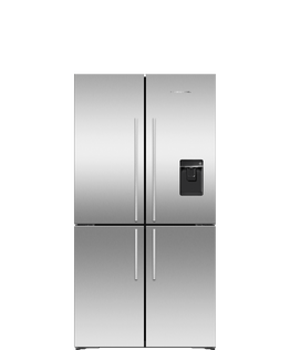 Freestanding Quad Door Refrigerator Freezer, 36
