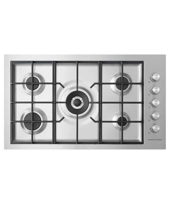 Gas on Steel Cooktop, 90cm, Flush Fit, pdp