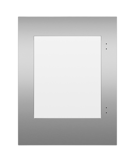 
        Framed Stainless Left-Hinge Door Panel for Integrated Undercounter Wine & Beverage, 24