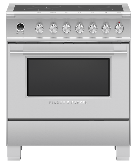 Induction Range, 30", 4 Zones, Self-cleaning, pdp