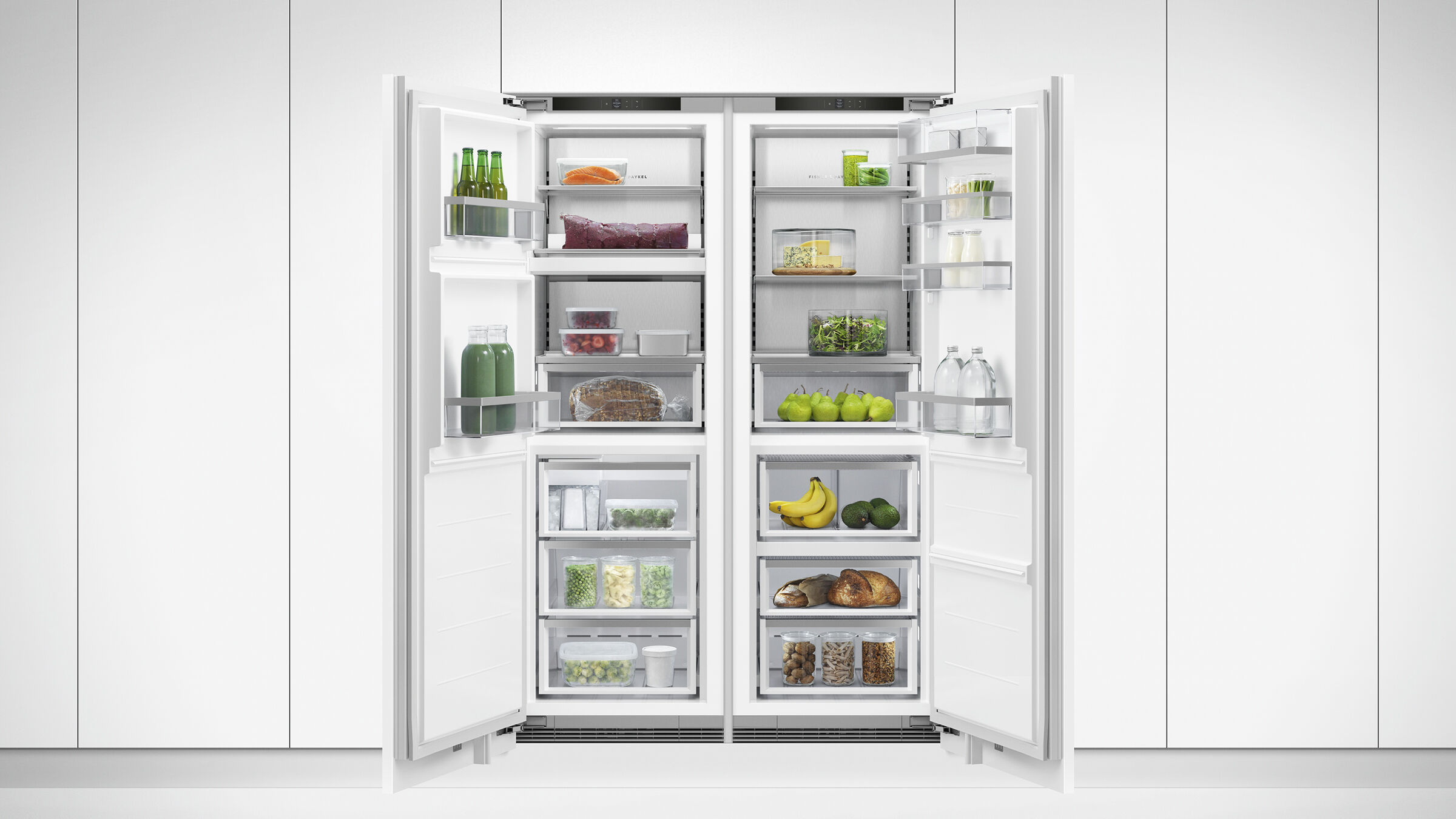 60cm Series 9 Integrated Triple Zone Freezer, Ice - RS6019F3LJ1