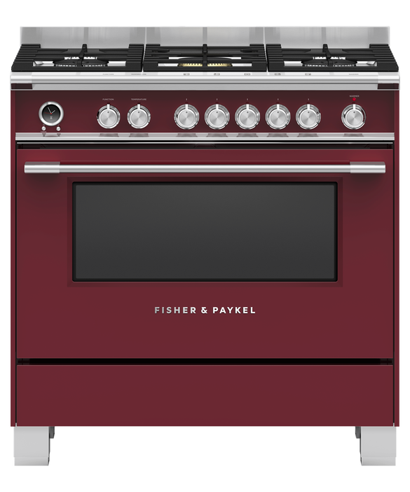 Freestanding Cooker, Dual Fuel, 90cm, 5 Burners, Self-cleaning, pdp