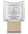 Réfrigérateur congélateur à porte française intégré, 32 po, Glace, galerie de photos 2,0
