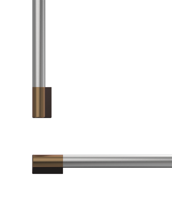 Professional Round Flush Handle Kit for Integrated Refrigerator Freezer, 30", pdp