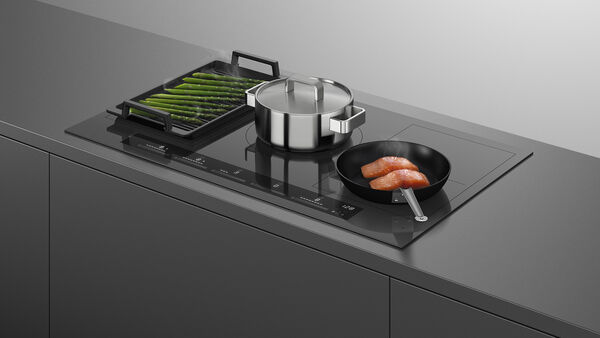 Large, flexible cooking area