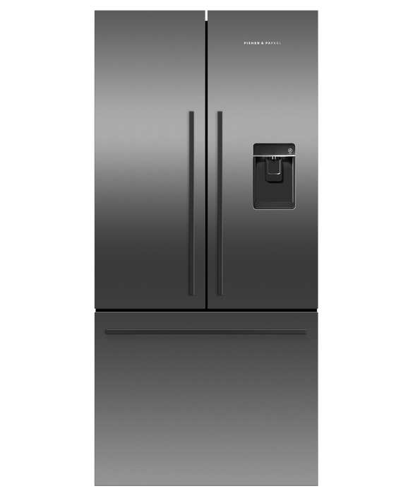 Freestanding French Door Refrigerator Freezer, 79cm, 487L, Ice & Water, pdp