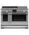 Dual Fuel Range, 48", 5 Burners with Griddle, Self-cleaning gallery image 1.0