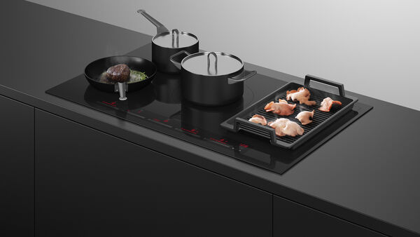 Large, flexible cooking area