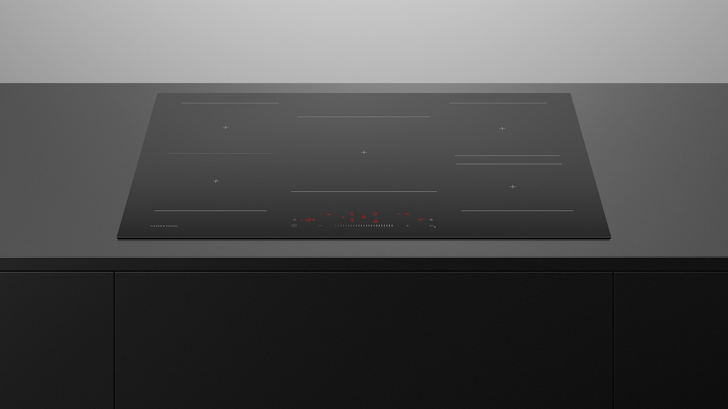 90cm Series 5 5 Zone Induction Cooktop, SmartZone - CI905ZCTB2