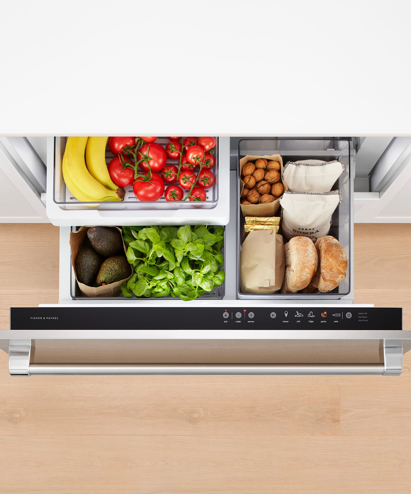 Integrated freezer drawers 60cm hot sale