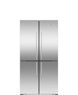 Freestanding Quad Door Refrigerator Freezer , 90.5cm, 538L