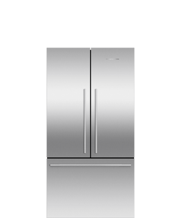 Freestanding French Door Refrigerator Freezer, 90cm, 569L, Ice