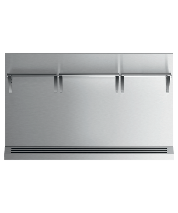 48" Range Backguard for combustible situation, pdp