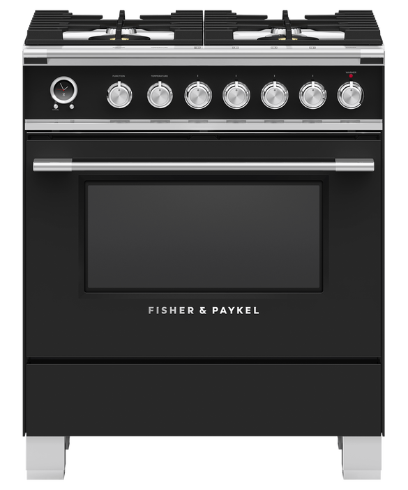 Dual Fuel Range, 30, 4 Burners, Self-cleaning | Fisher u0026 Paykel USA