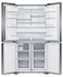 Freestanding Quad Door Refrigerator Freezer, 90.5cm, 538L, Ice & Water gallery image 2.0