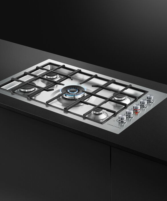 Gas on Steel Hob, 90cm, Flush Fit