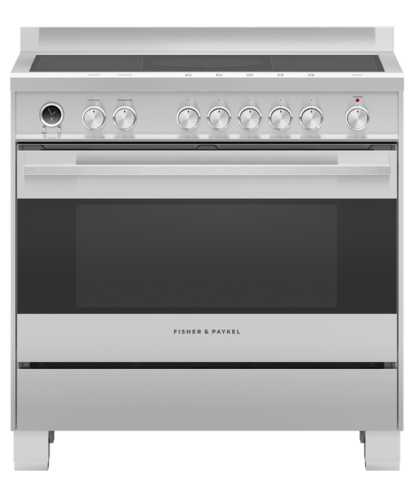 Freestanding Range Cooker, Induction, 90cm, 5 Zones with SmartZone, Self-cleaning, pdp