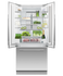 Integrated French Door Refrigerator Freezer, 80cm, Ice & Water gallery image 3.0