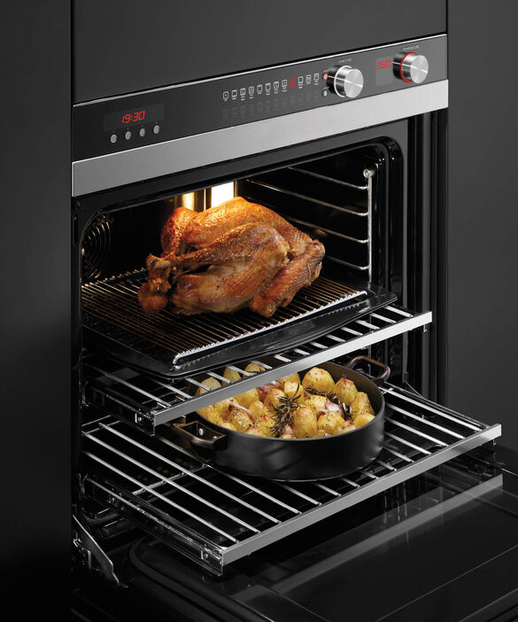 1pc Oven, Baking, Three-in-one Functional Rotatable Built-in