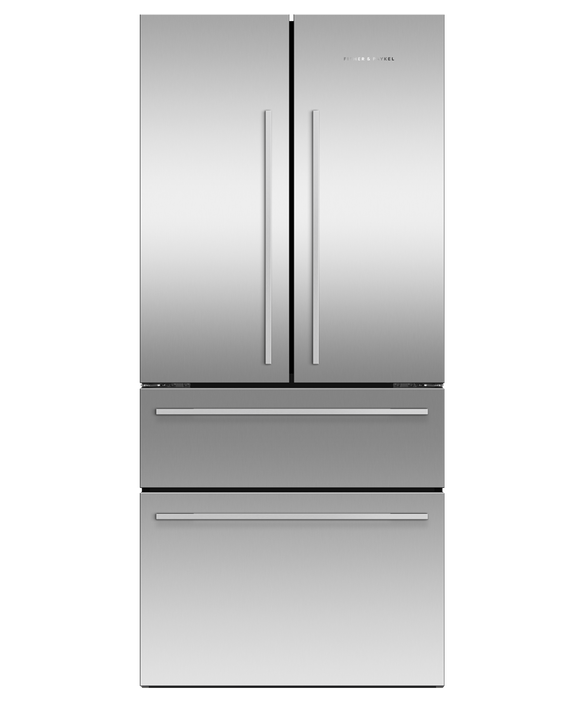 Freestanding French Door Refrigerator Freezer, 79cm, 523L, pdp